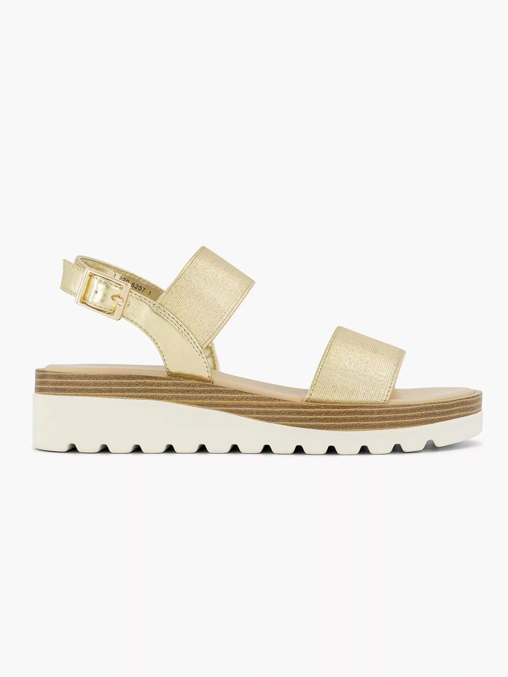 Dames Graceland Sandalen-Gouden Sandaal