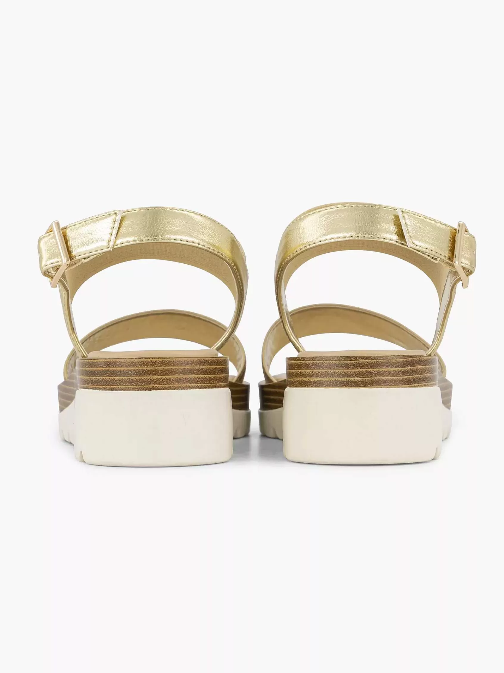 Dames Graceland Sandalen-Gouden Sandaal