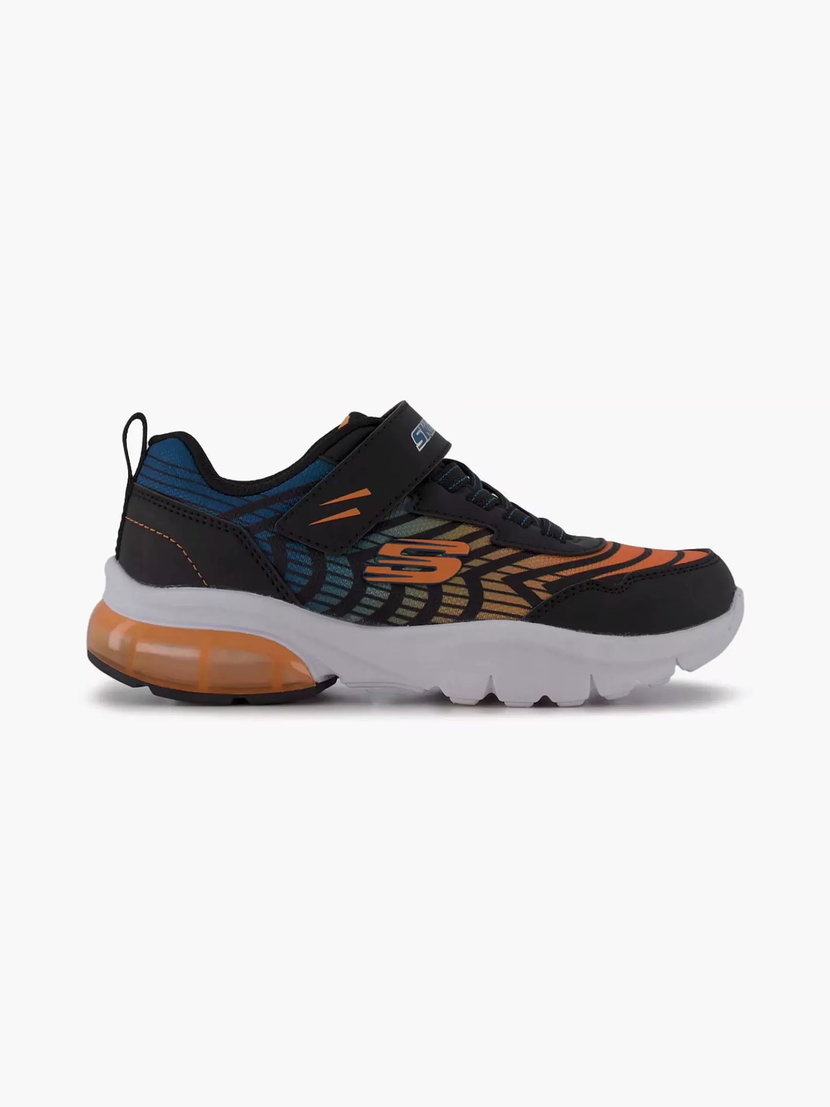 Kinderen Skechers Jongensschoenen-Zwarte Stride Flex